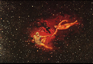 Painting - Detail from The Creation